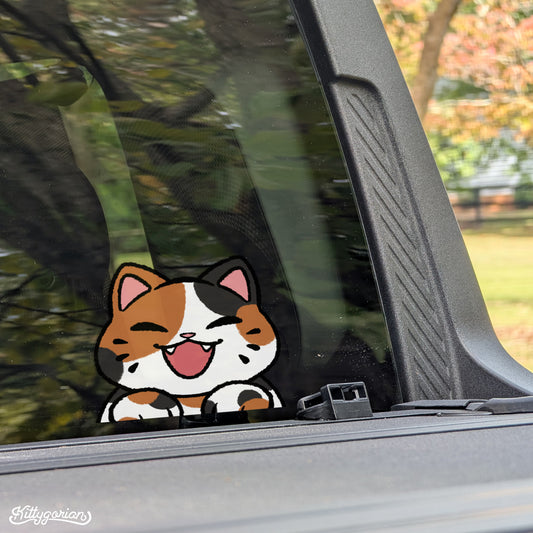 Calico Cat decal