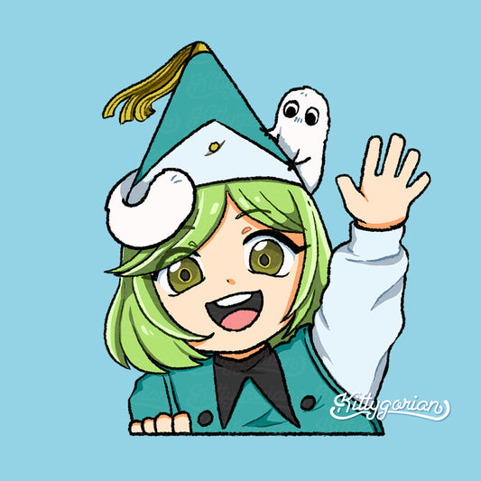 Coco and Brushbuddy decal || Witch Hat Atelier