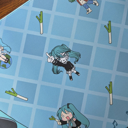 Close-up of Rolling Girl Miku Chibi