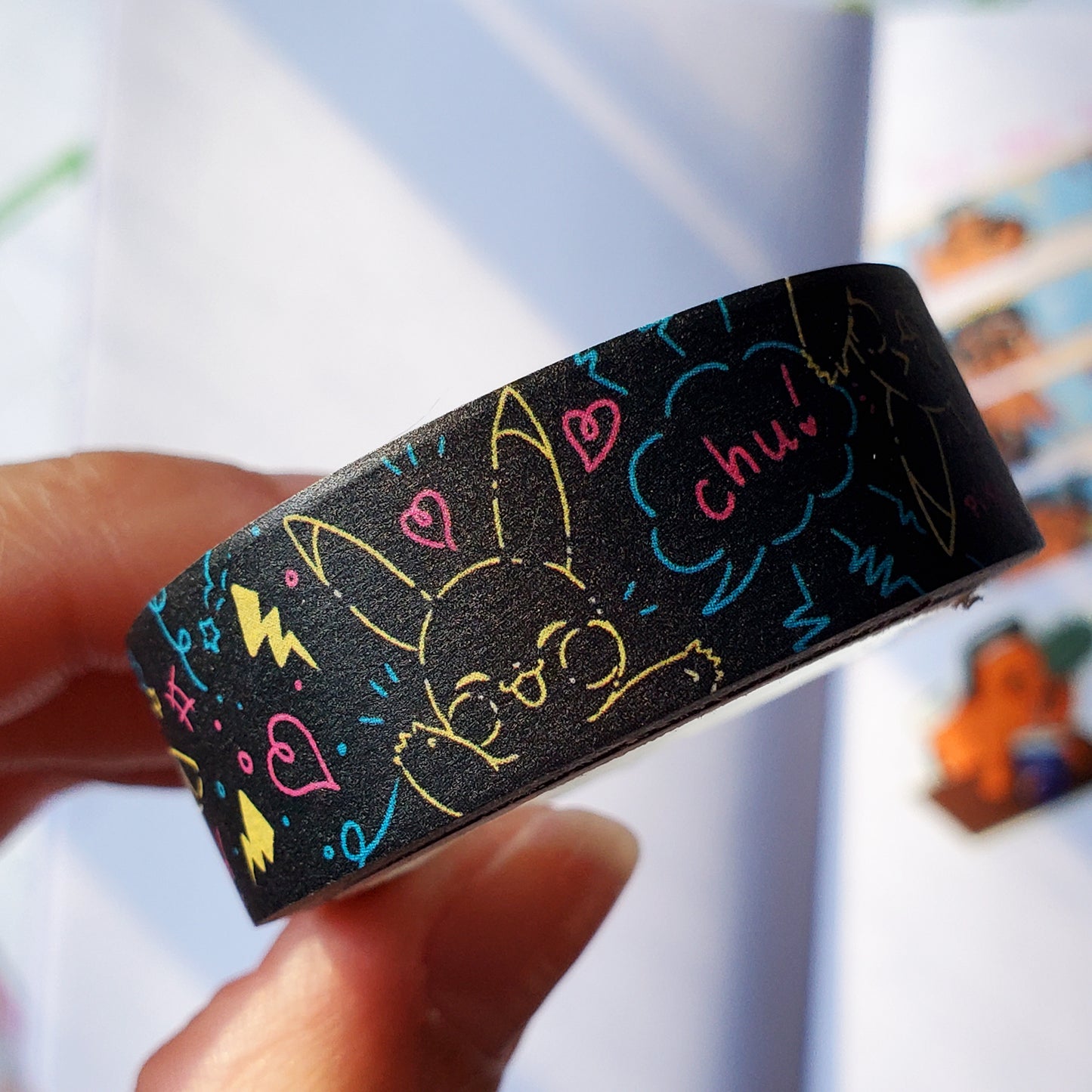 Electric Type! washi tape || Pikachu