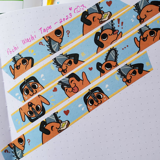 Pochi washi tape || Pochita CSM