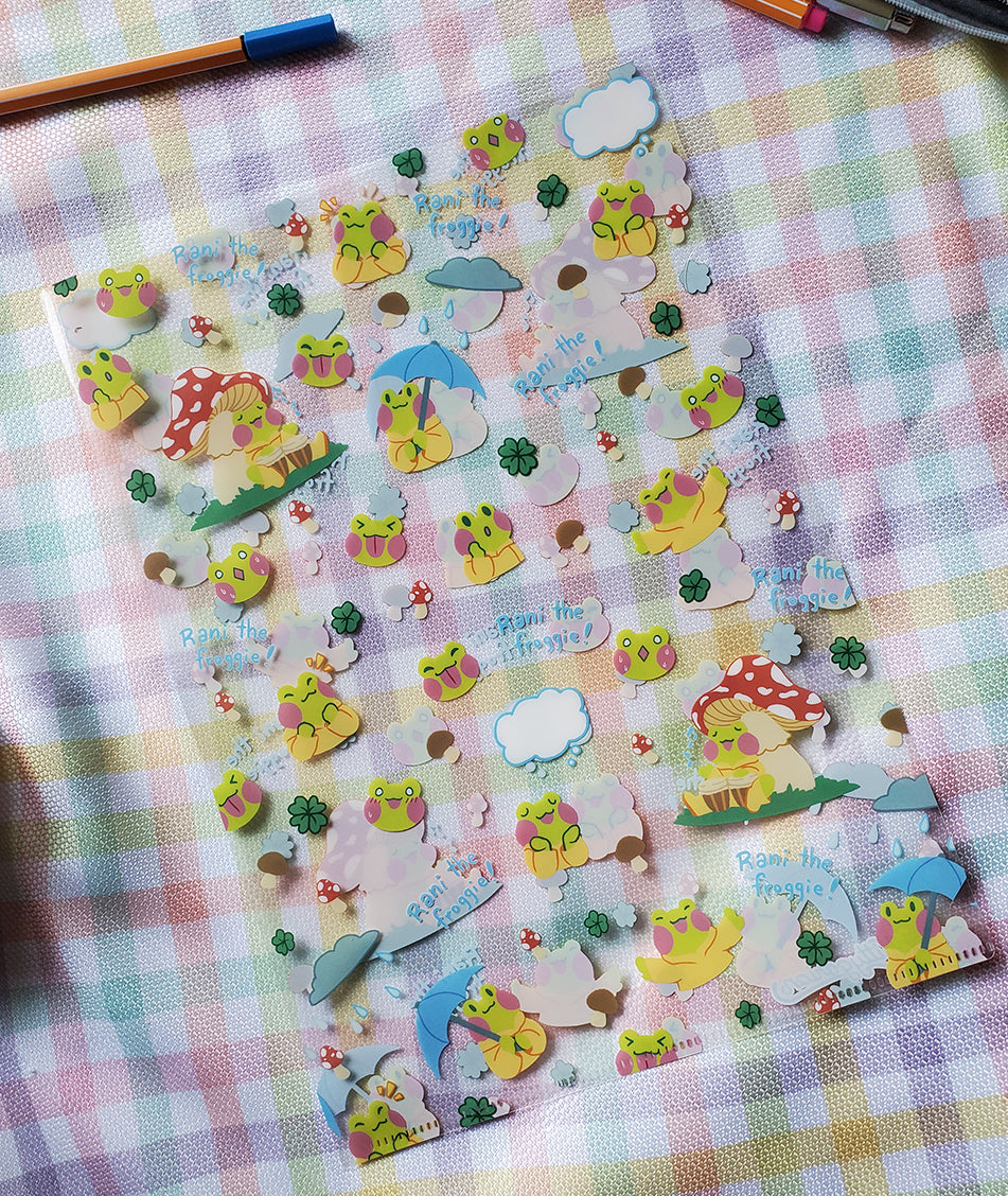 Rani Pattern clear file || Rani the Froggie