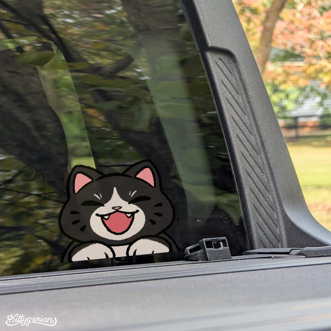 Tuxedo Cat decal