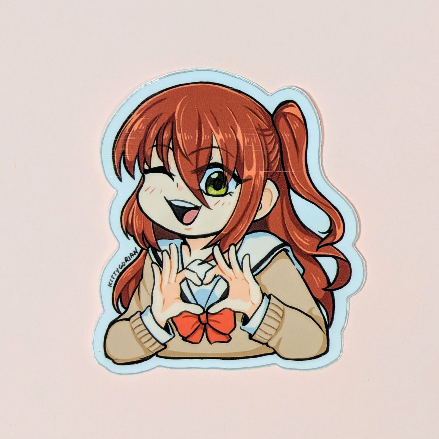 Kita~n! Kessoku Service! vinyl sticker || Bocchi the Rock!