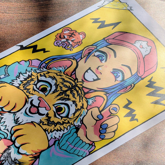 Ready to Pounce! (Tiger Queen) print || Original