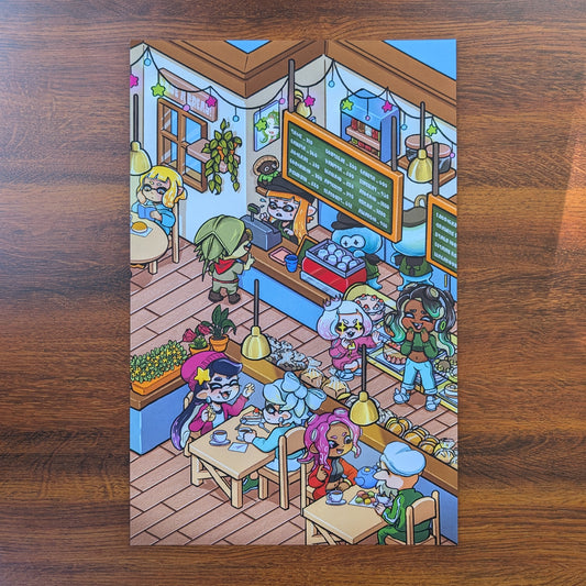 Splat Café! print || Splatoon