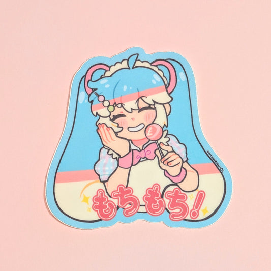 Mochi Mochi~ vinyl sticker || Hatsune Miku