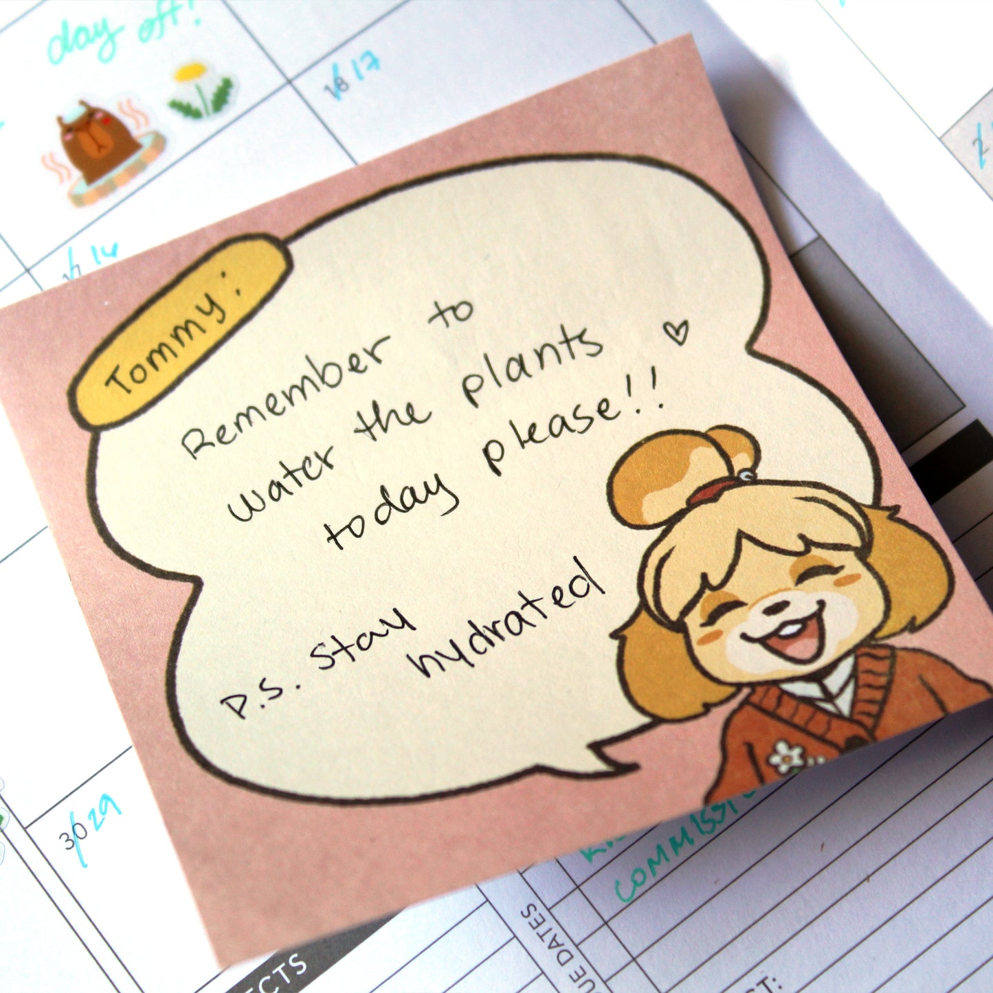 Isabelle sticky note || Animal Crossing