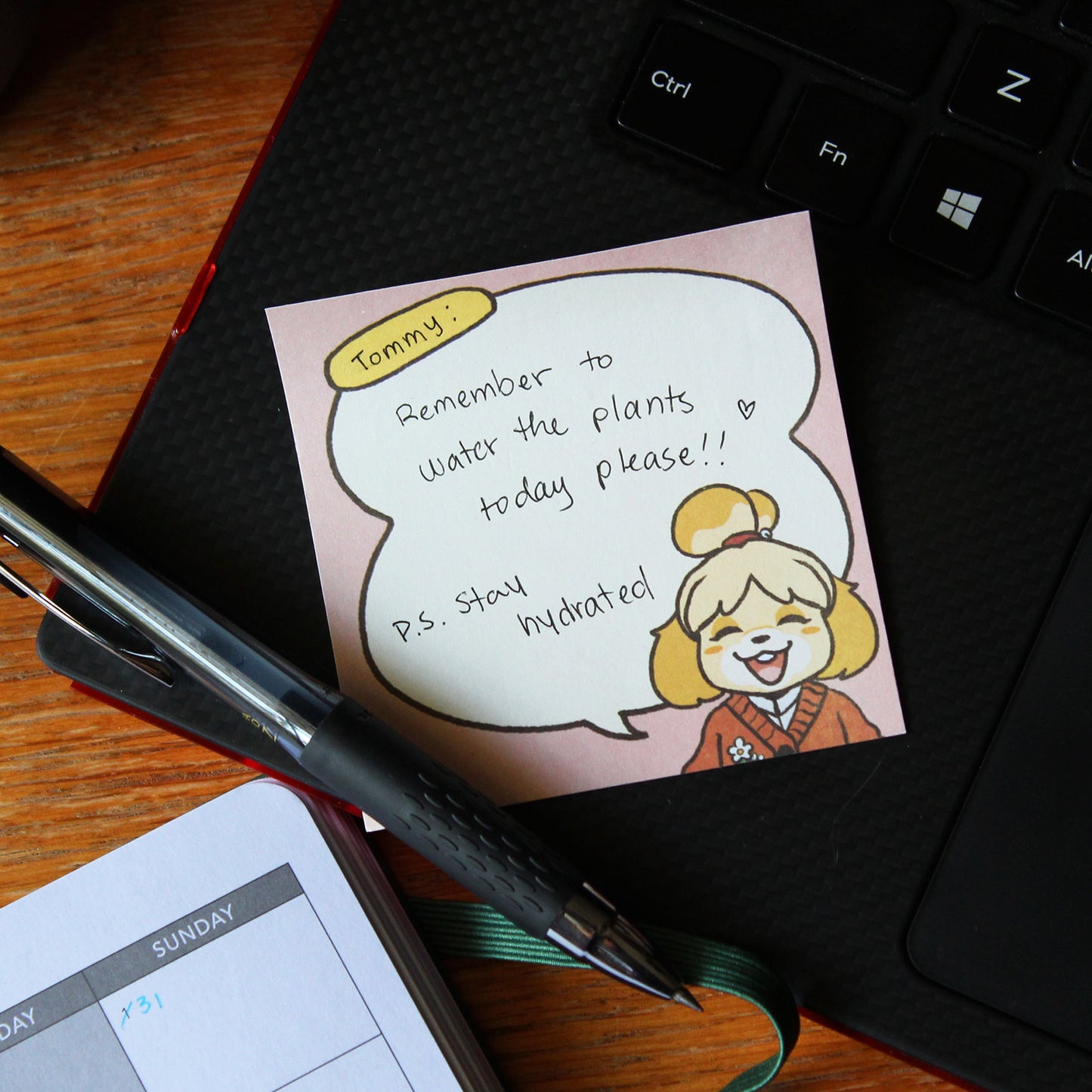 Isabelle sticky note || Animal Crossing