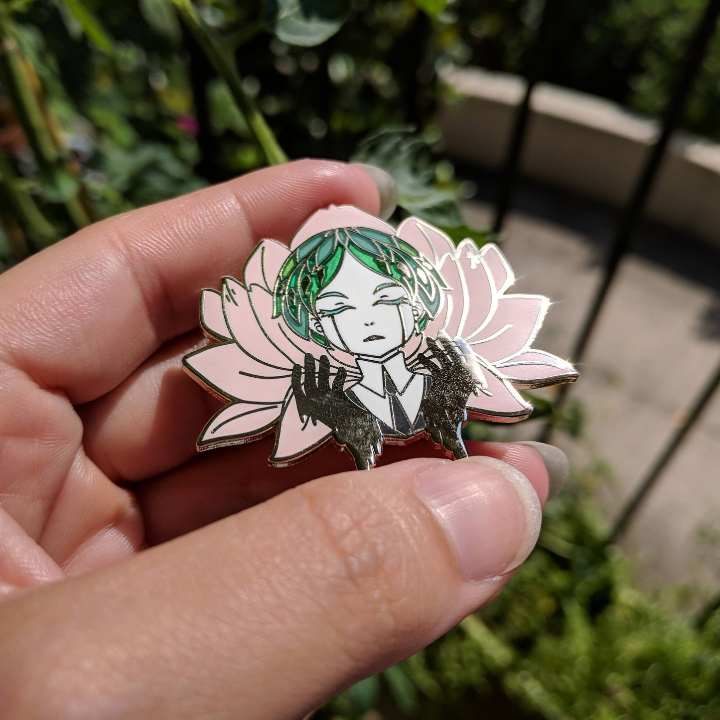 Phos translucent enamel pin || HnK Land of the Lustrous