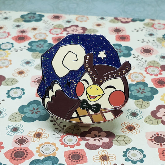 Blathers enamel pin || Animal Crossing
