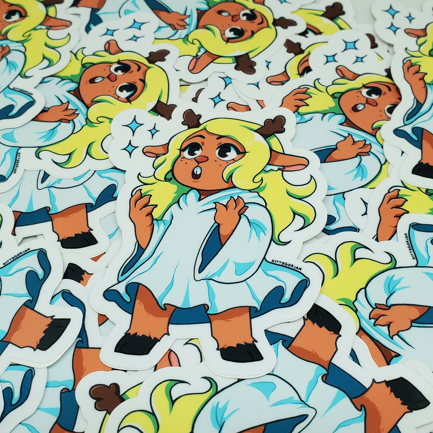 Noelle Vinyl Sticker || DELTARUNE