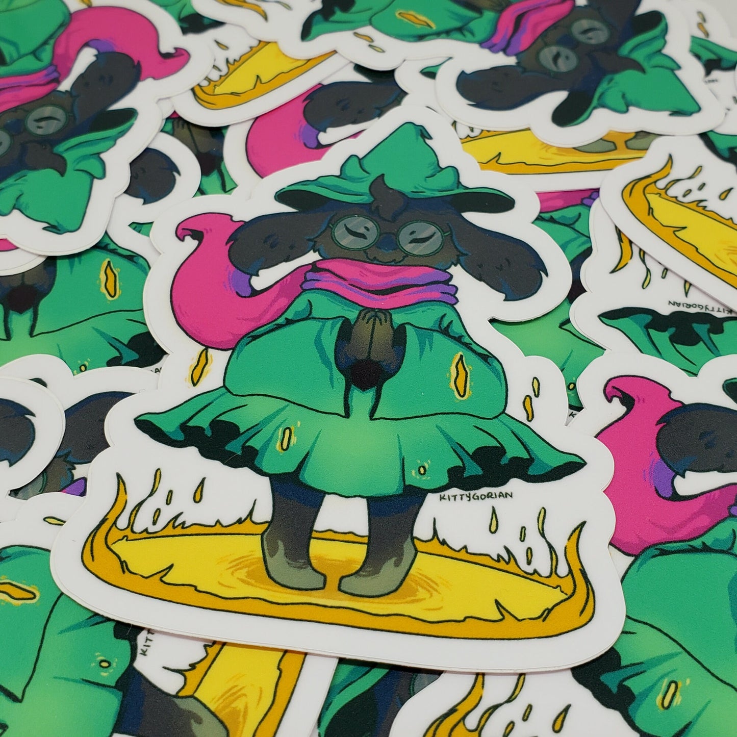 Ralsei vinyl sticker || DELTARUNE