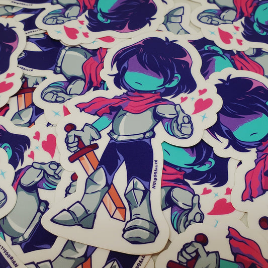 Kris vinyl sticker || DELTARUNE