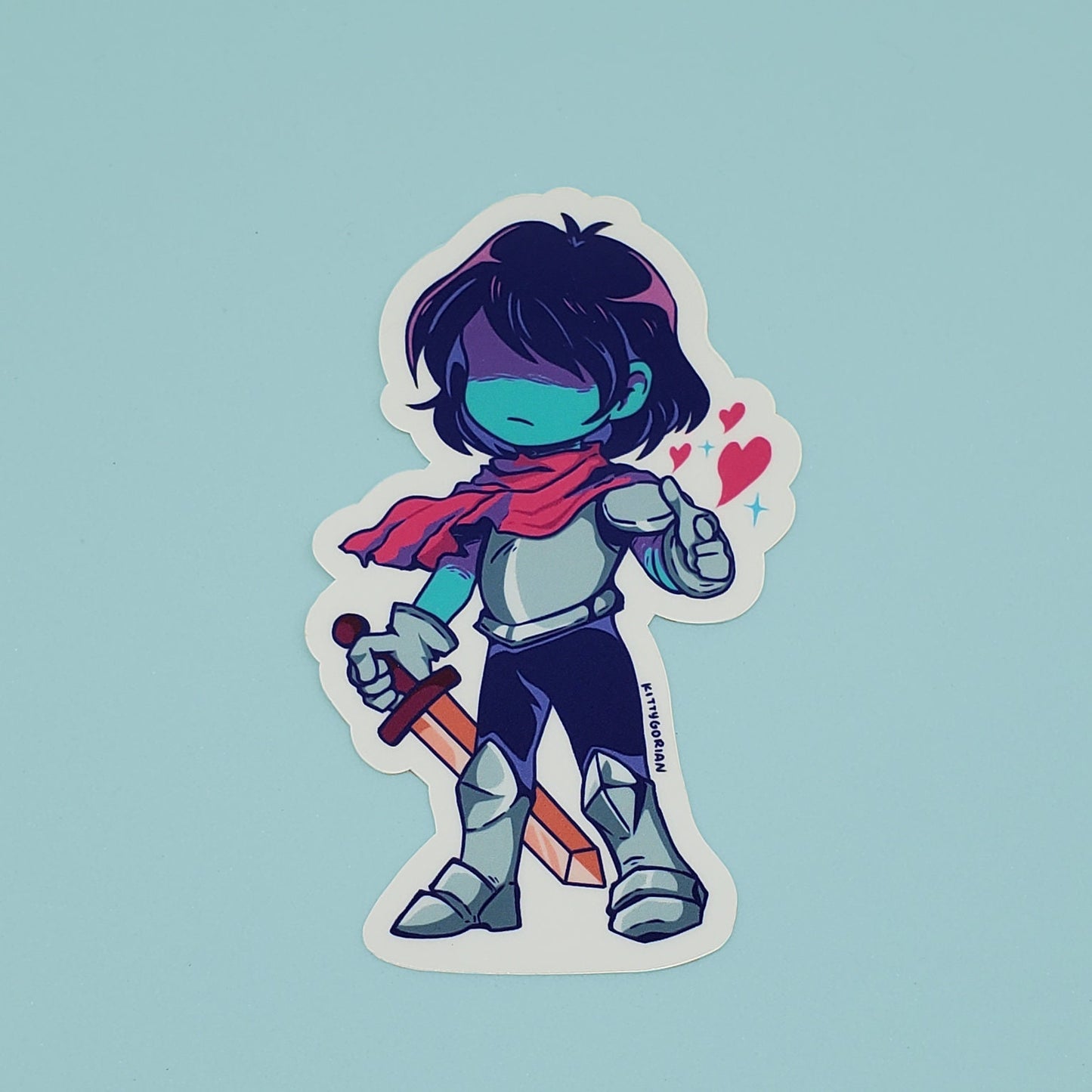 Kris vinyl sticker || DELTARUNE