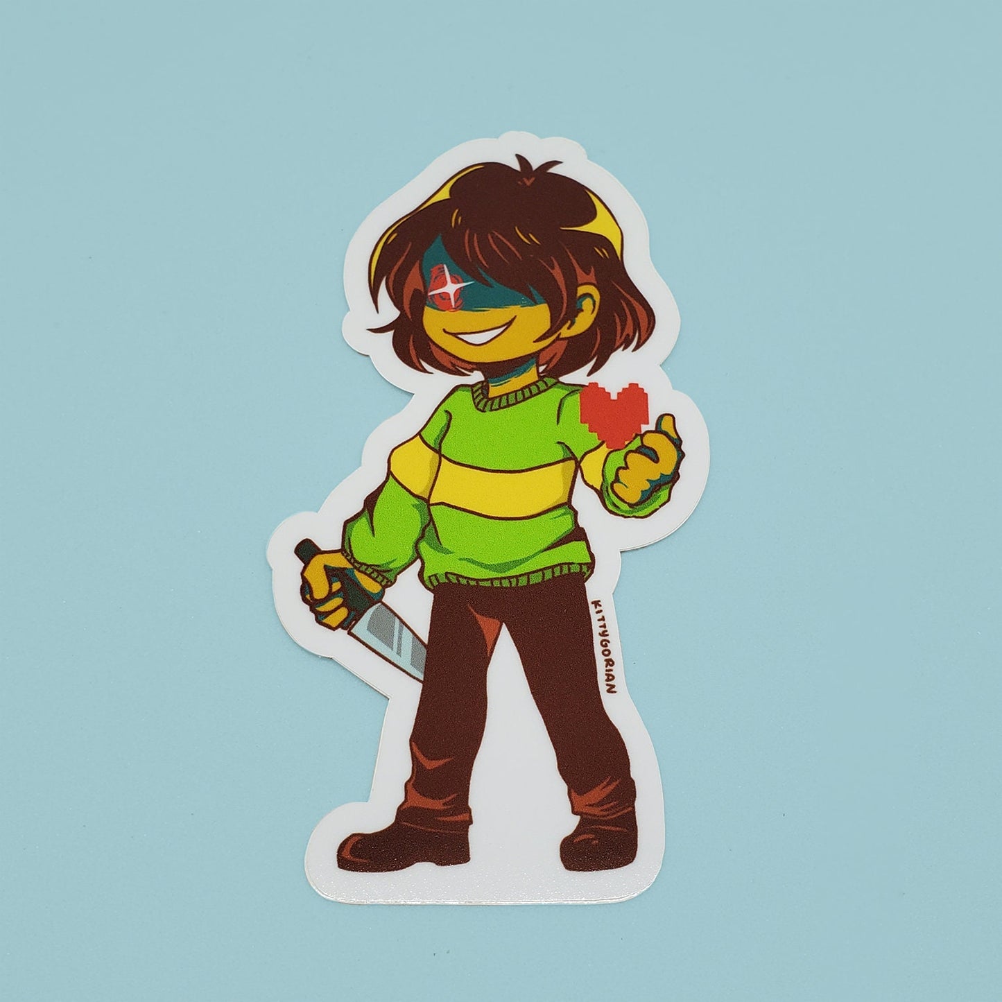 Kris vinyl sticker || DELTARUNE