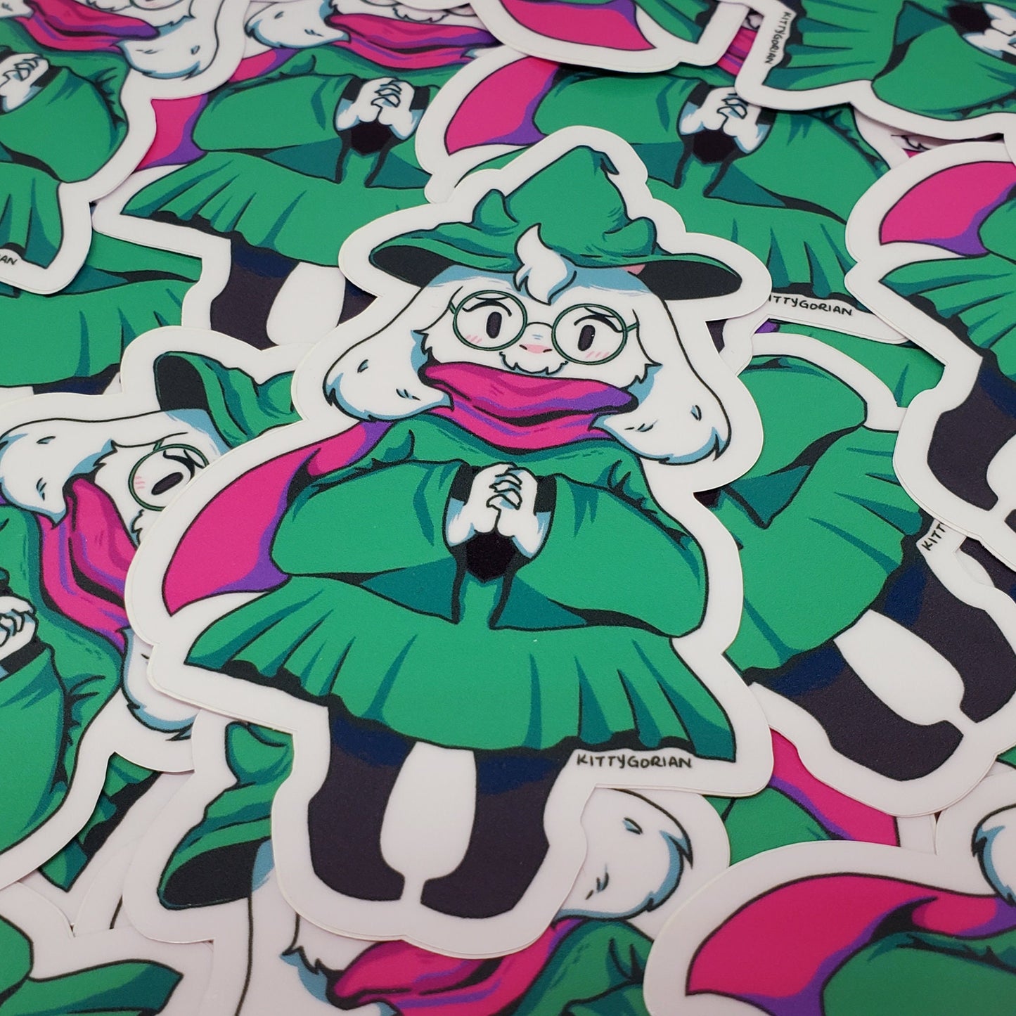 Ralsei vinyl sticker || DELTARUNE