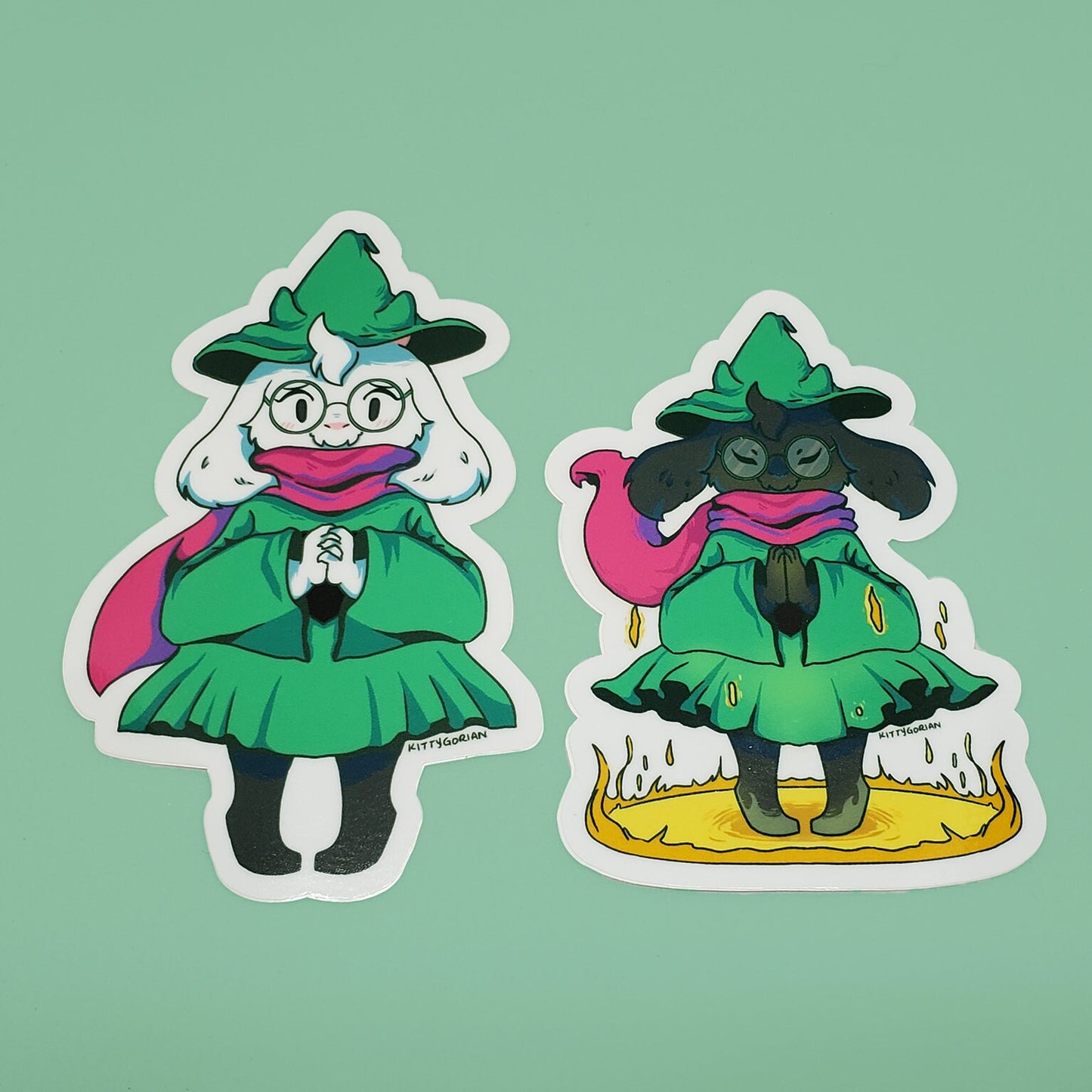 Ralsei vinyl sticker || DELTARUNE