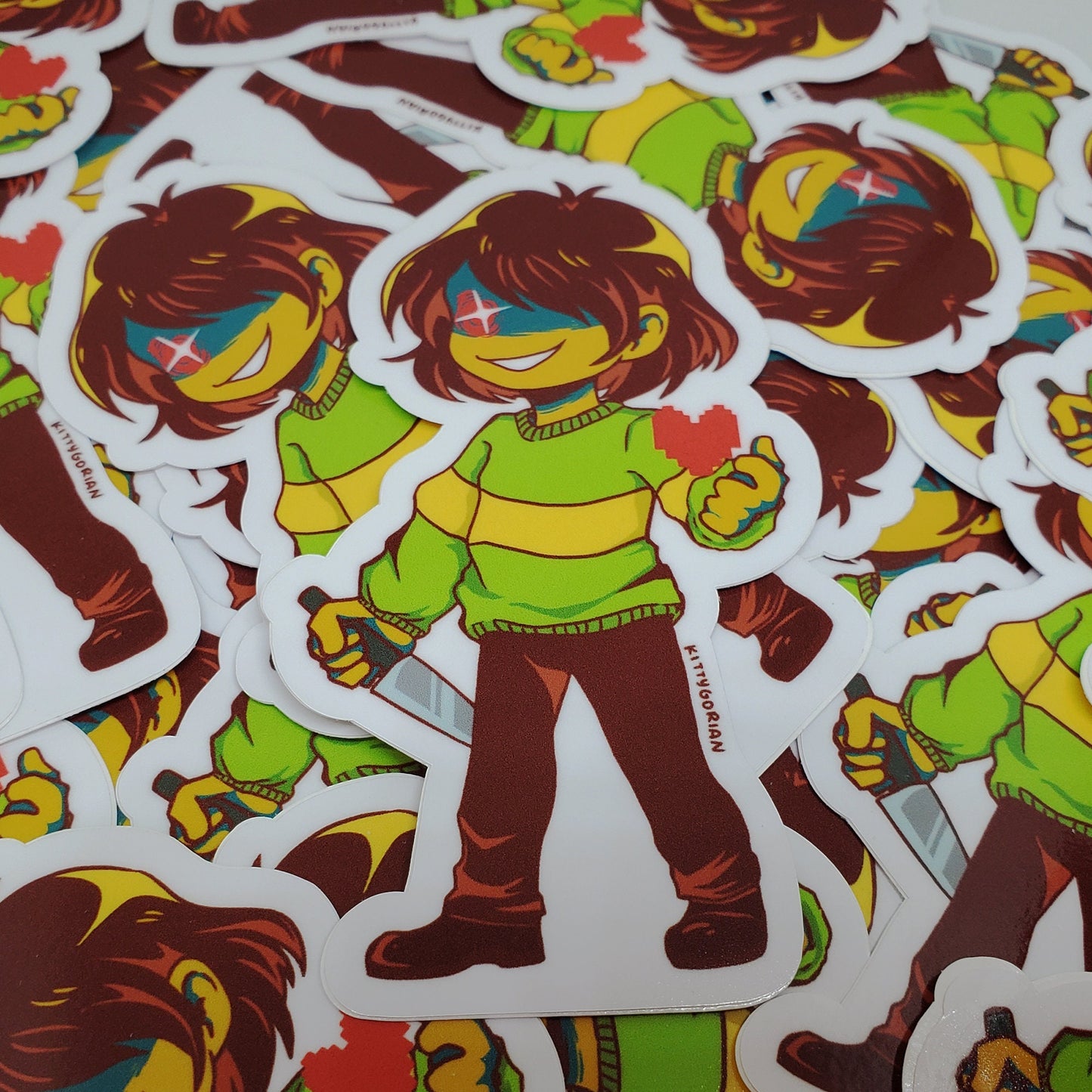 Kris vinyl sticker || DELTARUNE