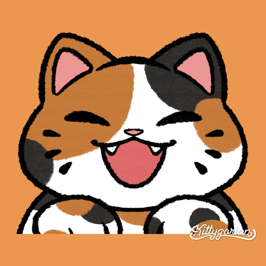 Calico Cat decal