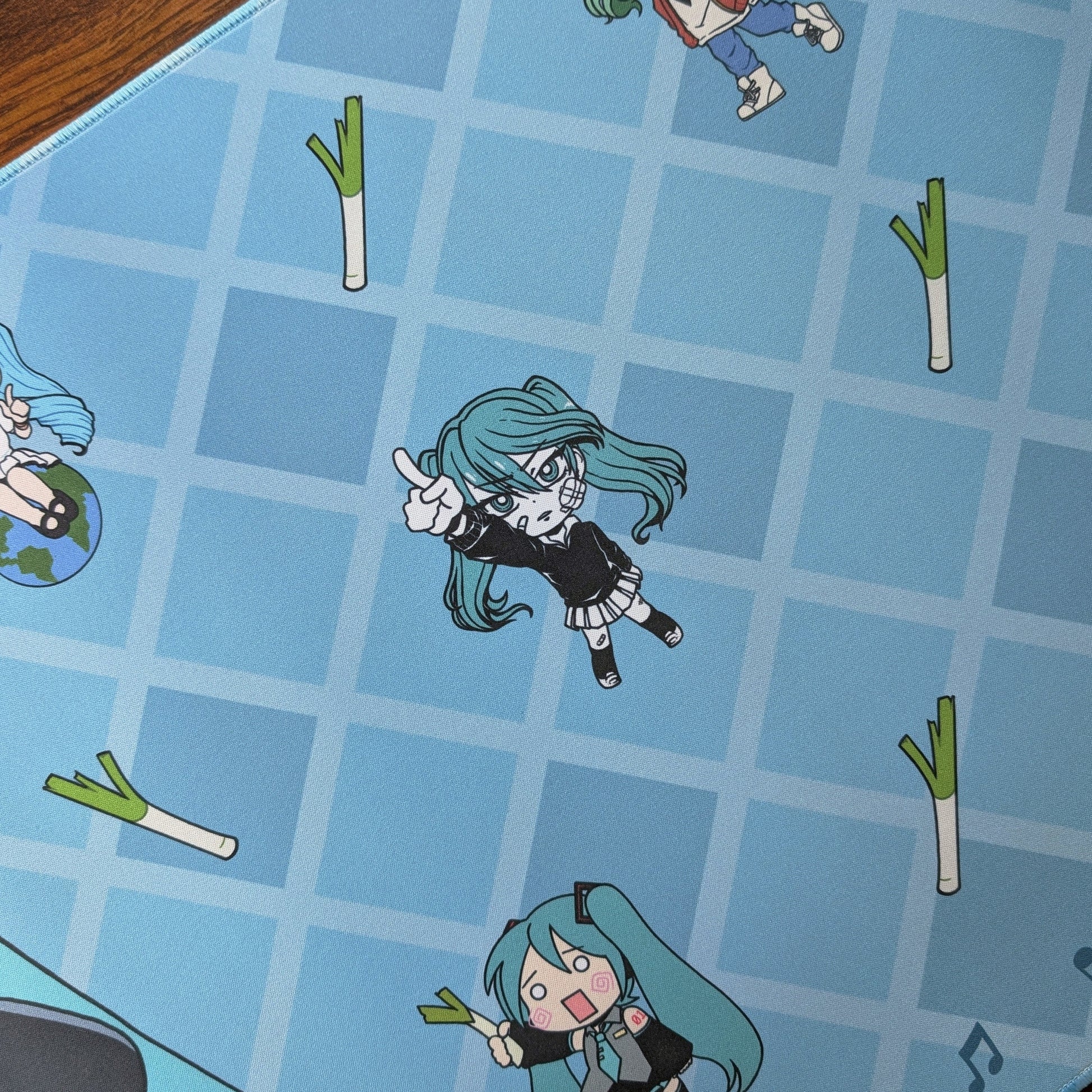 Close-up of Rolling Girl Miku Chibi