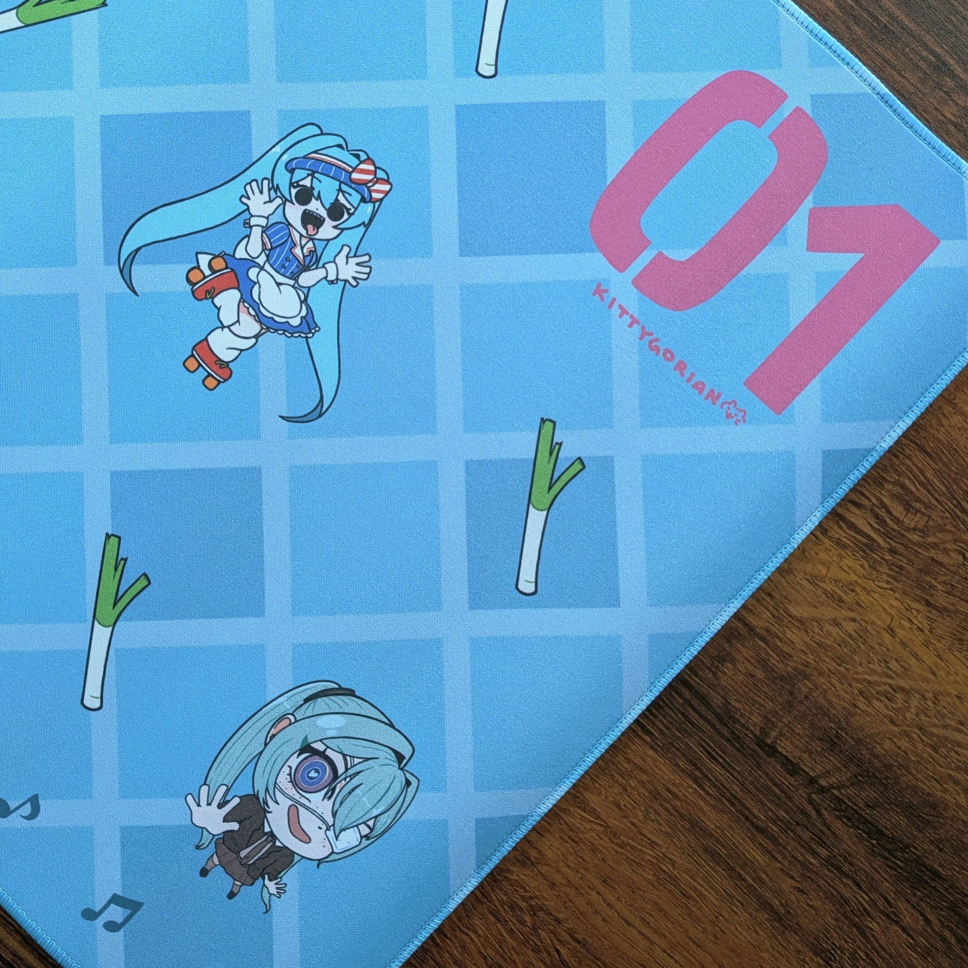 Close-up of Chibi Mikus