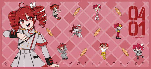 [PRE-ORDER] Kasane Teto XL Gaming Desk Mat || Vocaloid