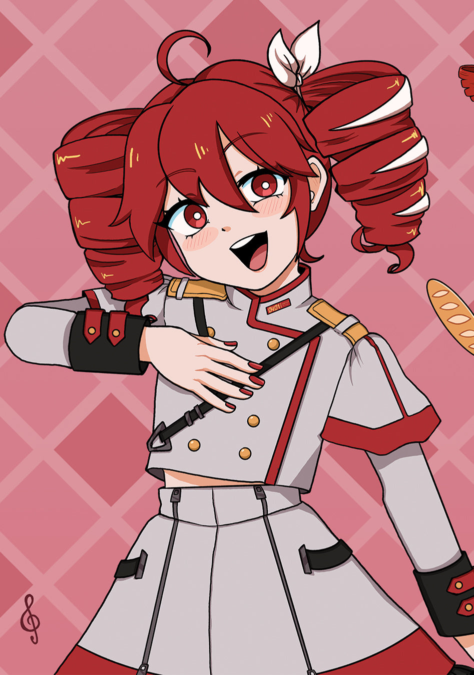[PRE-ORDER] Kasane Teto XL Gaming Desk Mat || Vocaloid