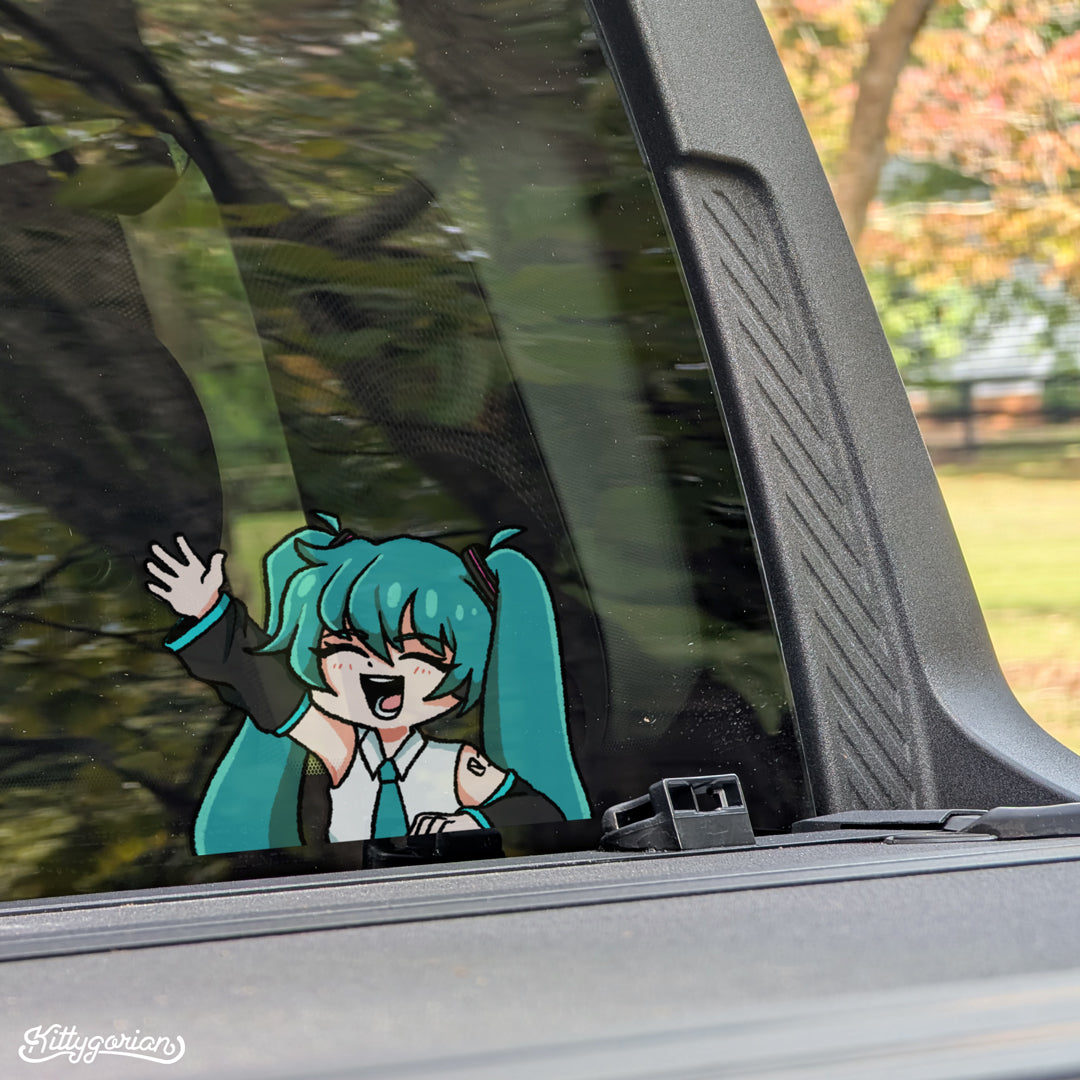 Waving Miku decal || Hatsune Miku
