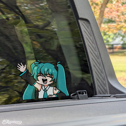 Waving Miku decal || Hatsune Miku