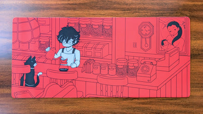 Full view of Persona 5 XL Gaming Desk Mat