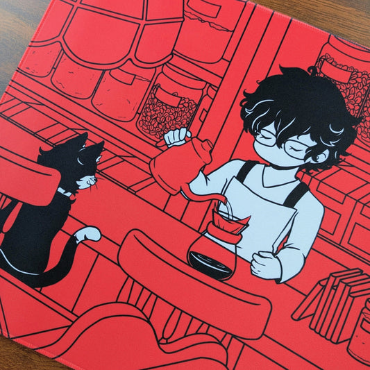 Detail close-up of Joker and Morgana