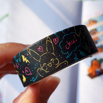 Electric Type! washi tape || Pikachu