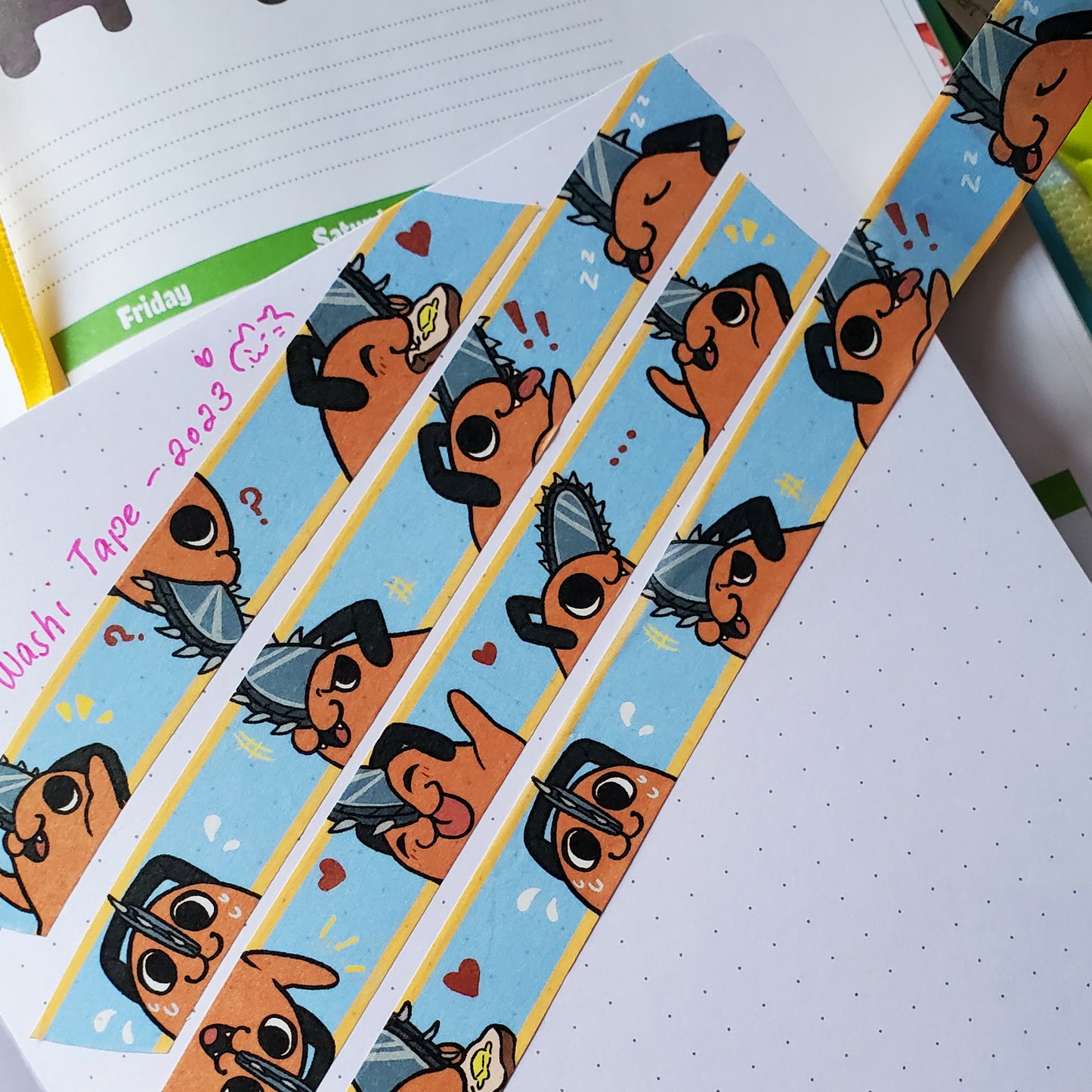 Pochi Tape || Pochita Washi Tape