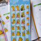 Rani the Froggie: Journal Stickers || Transparent Stickers || Planner, journal decoration