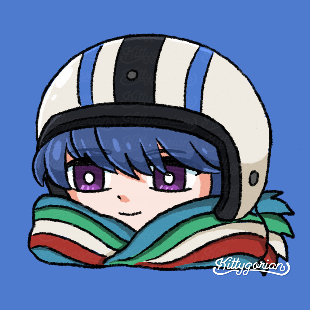 Rin decal || Yuru Camp – Kittygorian
