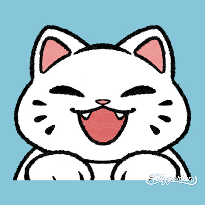 White Cat decal