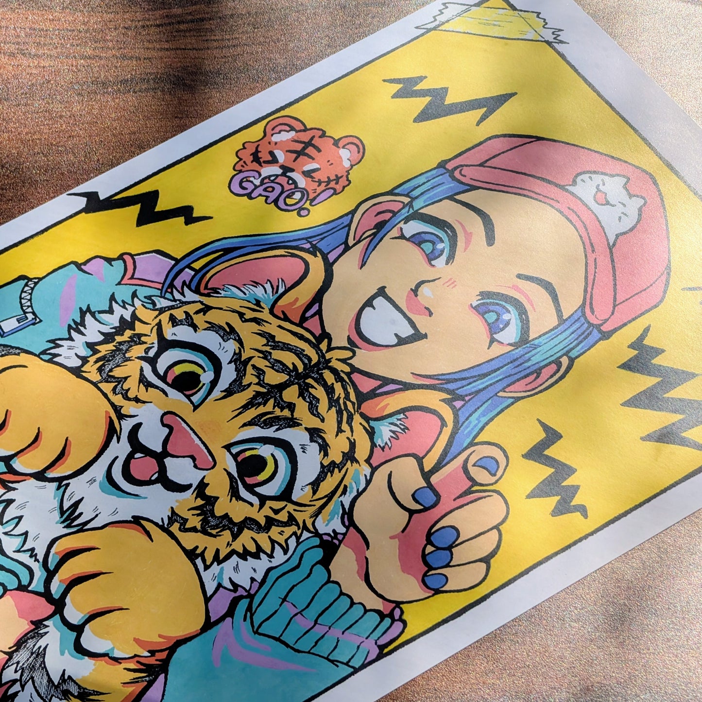 Ready to Pounce! (Tiger Queen) print || Original