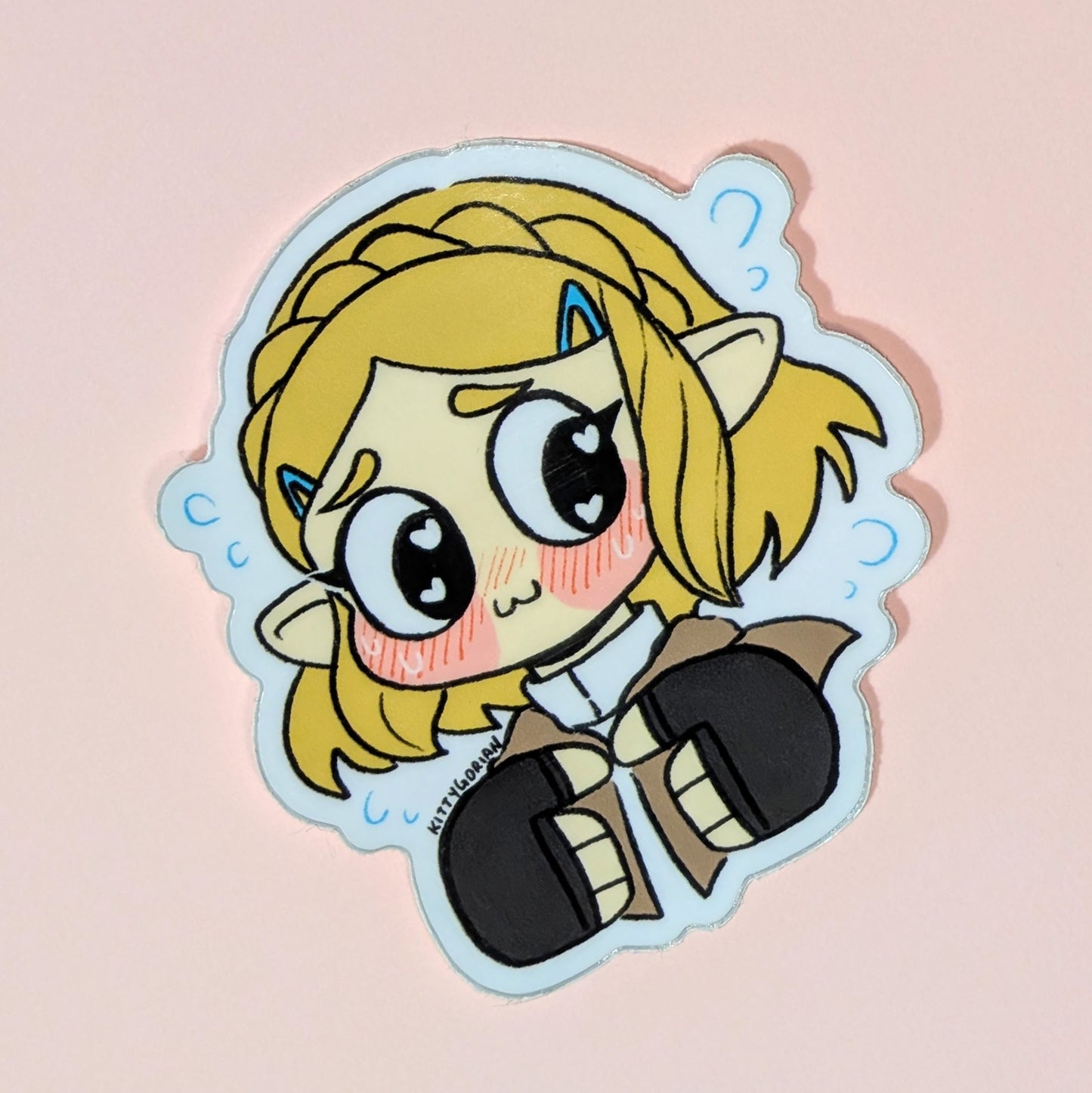 0w0 P-pwincess Zelda?! vinyl sticker || Legend of Zelda