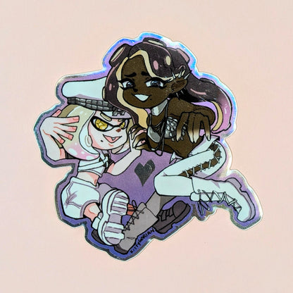 Grand Festival Pearlina vinyl sticker || Splatoon