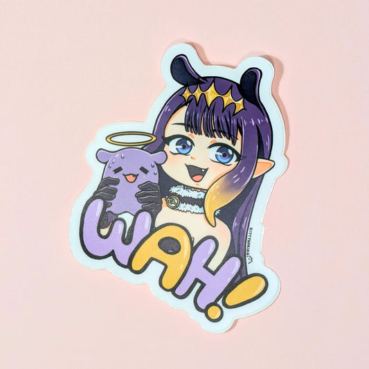 Wah! Ina vinyl sticker || Hololive