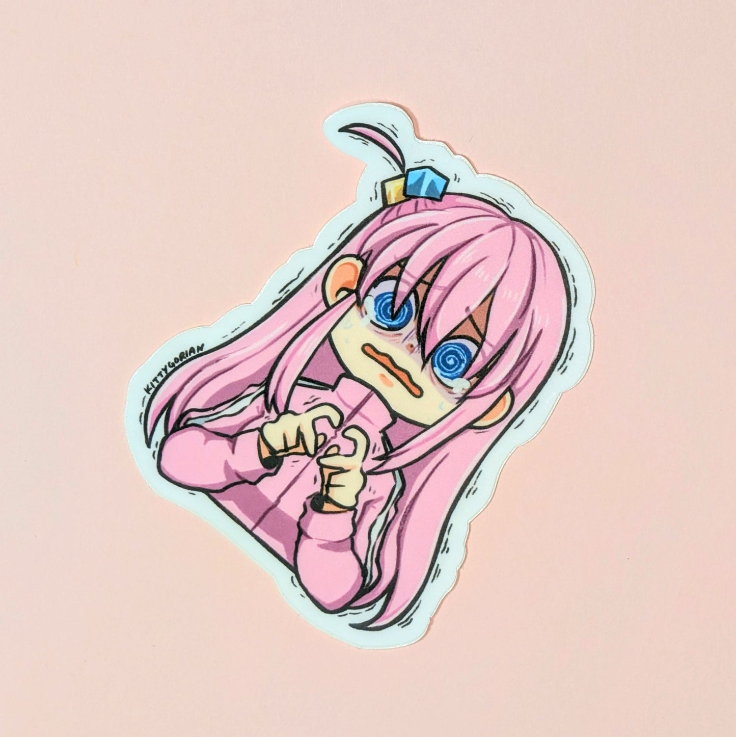 Awawawawa..! Kessoku Service! vinyl sticker || Bocchi the Rock!