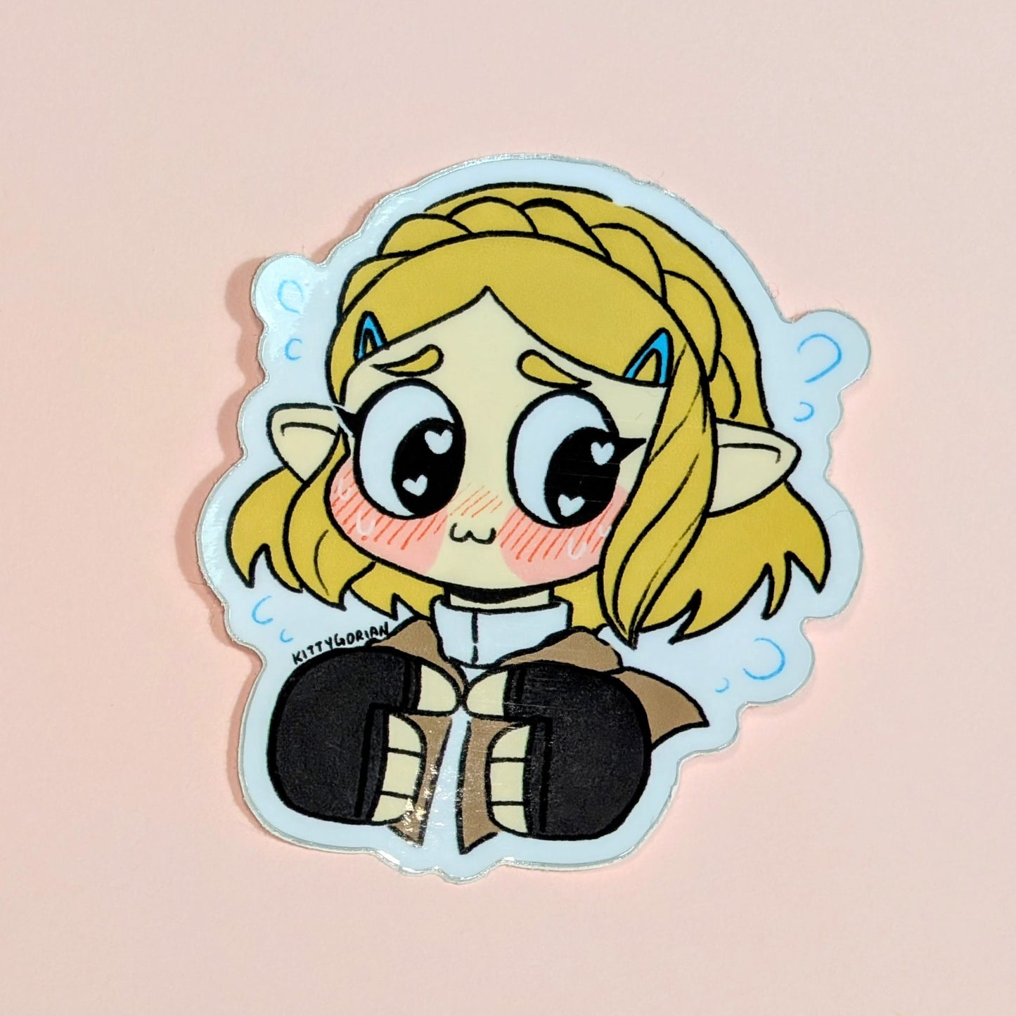 0w0 P-pwincess Zelda?! vinyl sticker || Legend of Zelda