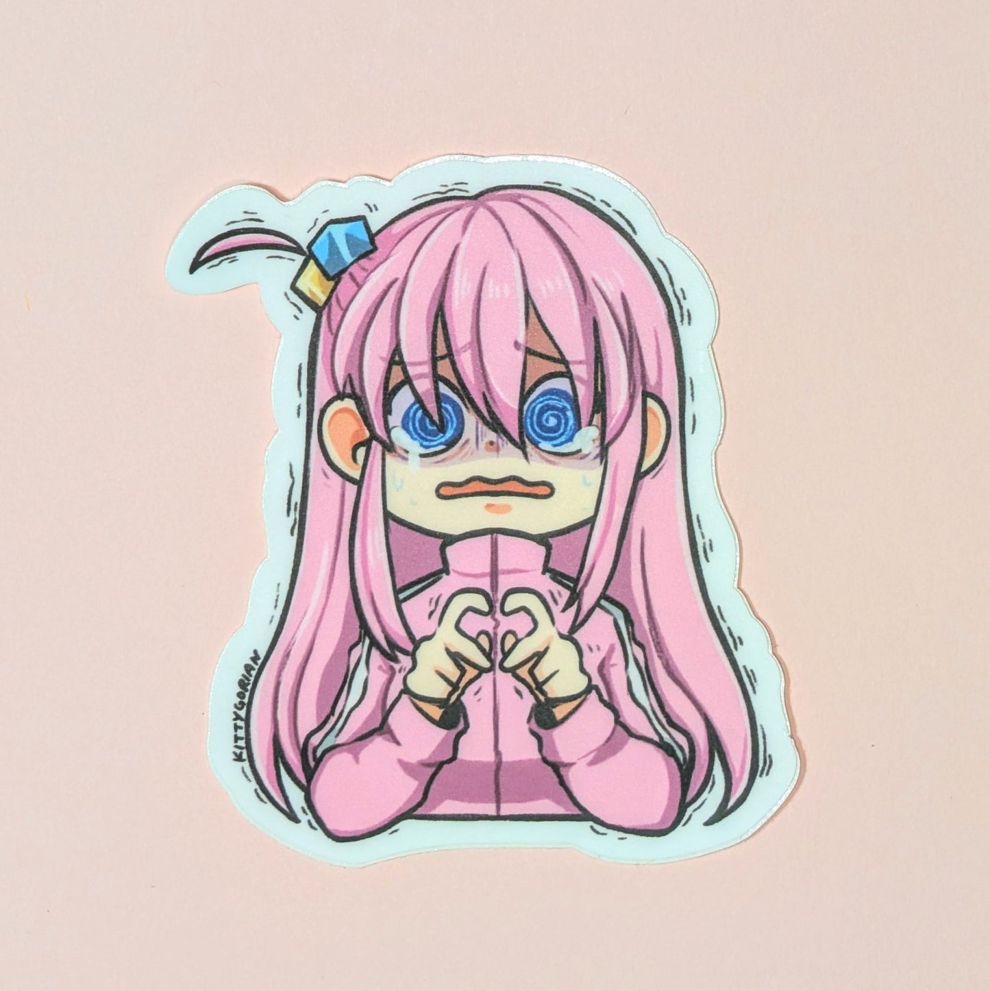 Awawawawa..! Kessoku Service! vinyl sticker || Bocchi the Rock!