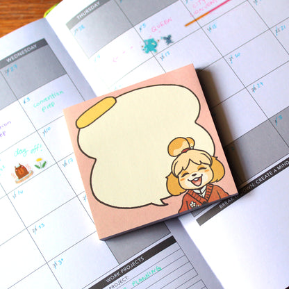 Isabelle sticky note || Animal Crossing