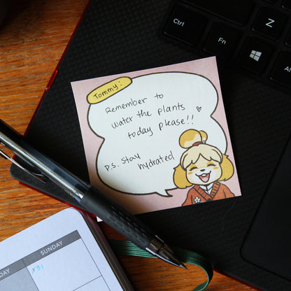 Isabelle sticky note || Animal Crossing