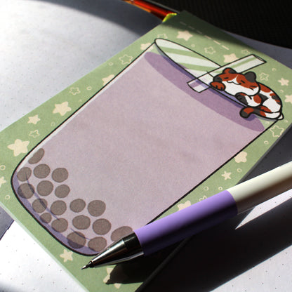 Taro Milk Tea notepad