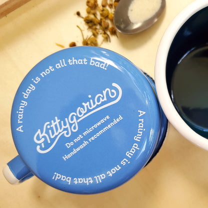 Rainy Day enamel mug || Rani the Froggie