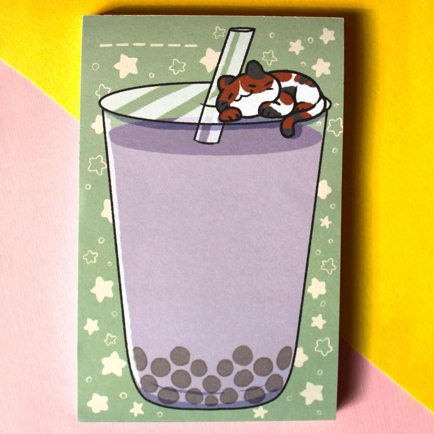 Taro Milk Tea 3.5in. x 5.5in. Notepad