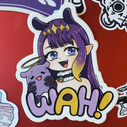 Wah! Ina vinyl sticker || Hololive
